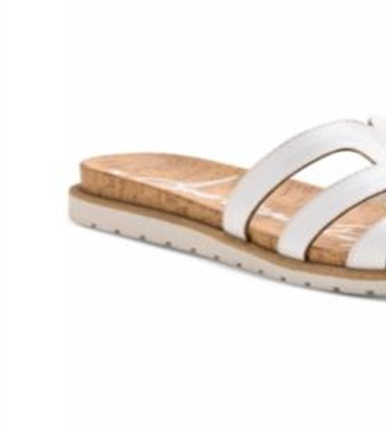 American Rag Women's Danah Fabric Open Toe Casual Slide Sandals White Size 9M
