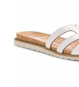 American Rag Women's Danah Fabric Open Toe Casual Slide Sandals White Size 9M