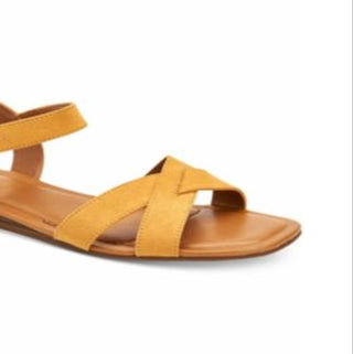 Style & Co Women's Antonia Open Toe Casual Ankle Strap Sandals Yellow Size 7 M