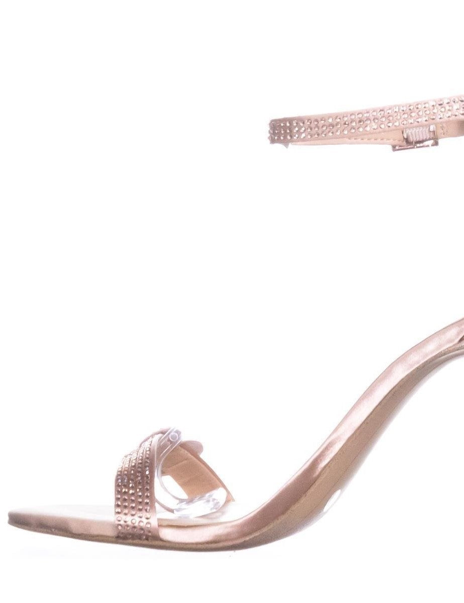 INC International Concepts Women's Rayelle Satin Heart Dress Sandals Pink Size 10 M