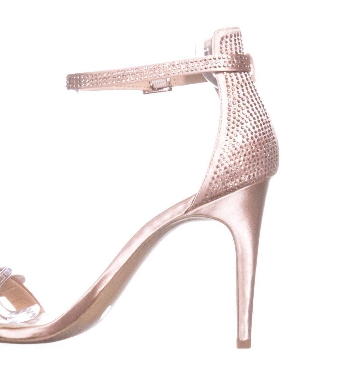 INC International Concepts Women's Rayelle Satin Heart Dress Sandals Pink Size 10 M