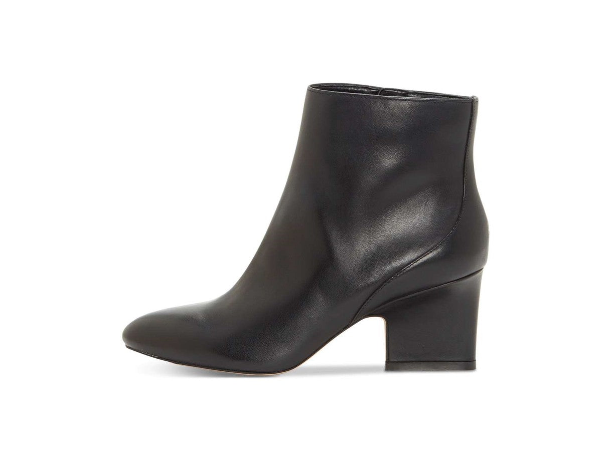 Enzo Angiolini Women's Cadyn Leather Almond Toe Ankle Fashion Boots Black Size 5.5