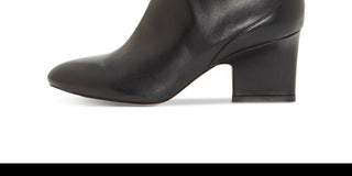 Enzo Angiolini Women's Cadyn Leather Almond Toe Ankle Fashion Boots Black Size 5.5