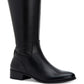 Charter Club Women's Jeanola Leather Knee-High Riding Boots Black Size 6 M