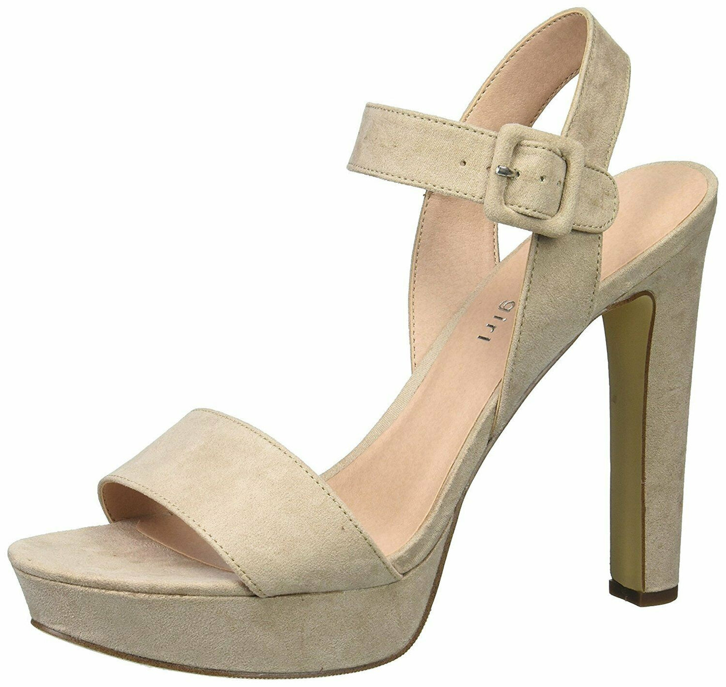 Madden Girl Women's Rolloo Open Toe Special Occasion Ankle Strap Sandals Blush Size 10 M