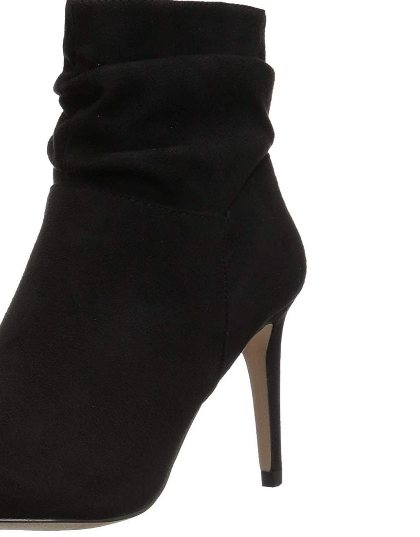 XoXo Women's Taniah Pointed Toe Ankle Fashion Boots Black Size 8.5