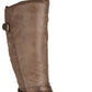 Baretraps Women's Alysha Faux Leather Tall Riding Boots Brown Size 9.5