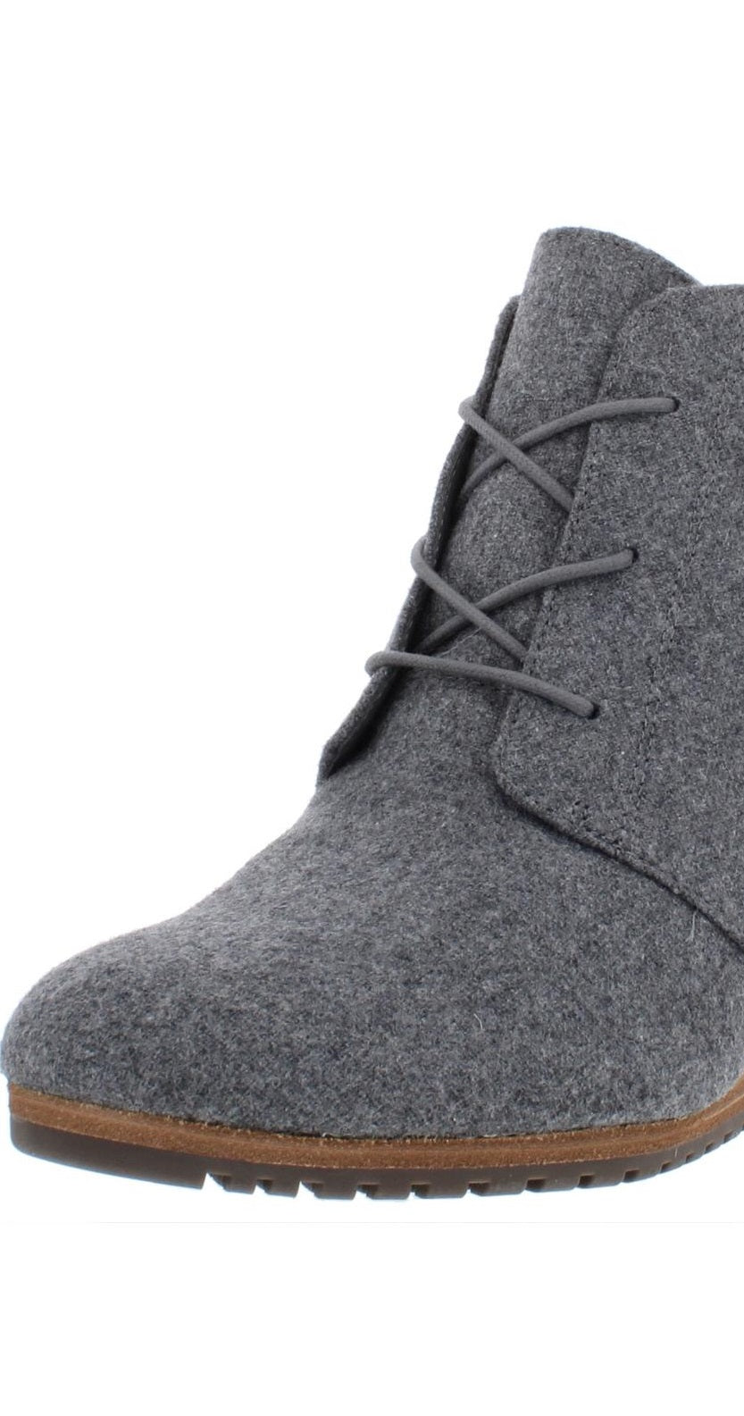 Dr. Scholl's Womens Conquer Wedge Bootie Gray Size 9 M