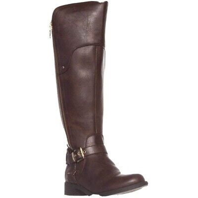Guess Women's Harson Tall Riding Boots Brown Size 5 M