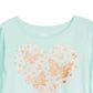 Epic Threads Little Girl's Heart Butterflies T-Shirt Blue Blue Size 5