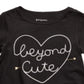 First Impressions Toddler Girl's Cotton Beyond Cute Top  Black Size 4T