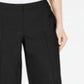Alfani Women's Wide Leg Linen Pants  Black Size 0 Petite