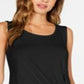 Alfani Women's Sleeveless Scoop Neck Hi Lo Top Black Size Petite XL