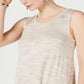 Style & Co Women's Sleeveless Scoop Neck Tank Top Brown Size Medium