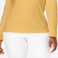 Karen Scott Women's Cotton Scoop Neck Top Gold Size X-Large