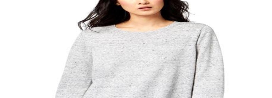 Maison Jules Women's Cotton Crew Neck Sweater Beige Size XX-Large