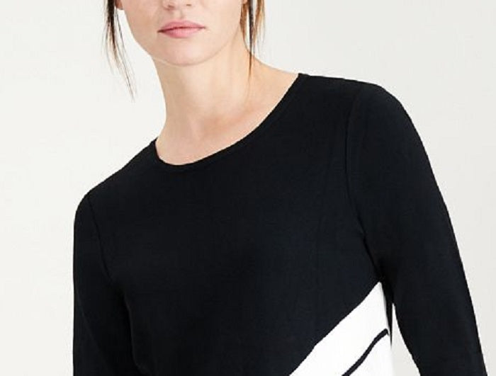 Alfani Men's Asymmetrical Striped Sweater Maroon Size 2XL