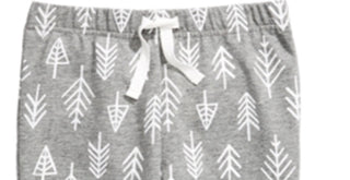 First Impressions Baby Boy's Forest Print Jogger Pants Gray Size 6-9 Months