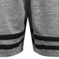 Ideology Little Boy's Border Stripe Shorts Gray Size 6