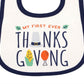 Carter's Unisex Bibs 'Thanksgiving' Bib White Size Regular