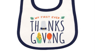 Carter's Unisex Bibs 'Thanksgiving' Bib White Size Regular