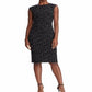 Ralph Lauren Women's Print Jersey Dress Black Size 6 Petite