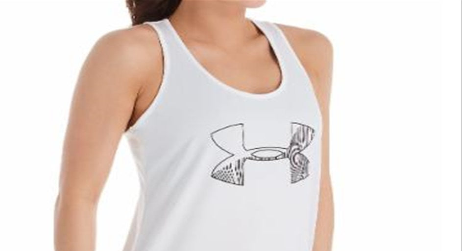 Under Armour Women's Fitness Performance Tank Top White Size SM/CH