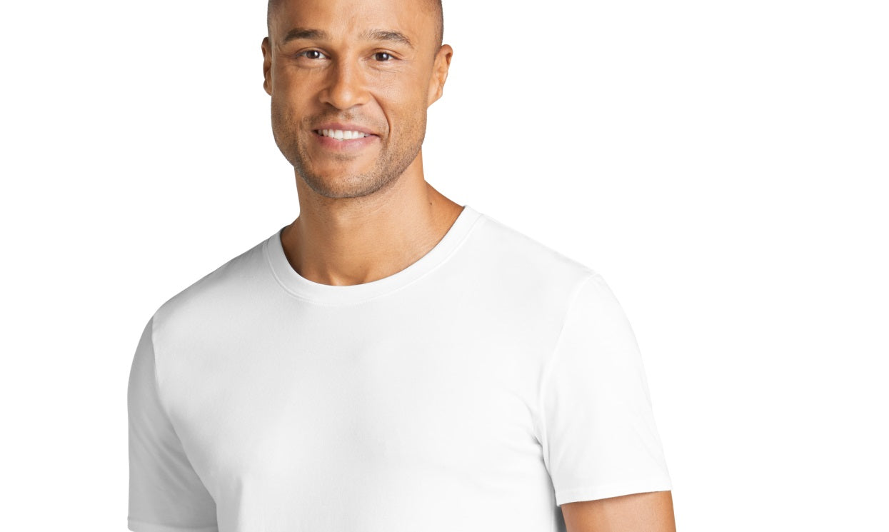 Jockey Men's Undershirt 2 Pack Crewneck White Size Small