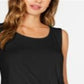 Alfani Women's High Low Tunic Top Black Size Petite L