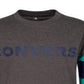 Converse Big Boy's Football Jersey Cotton T-Shirt Gray Size Medium