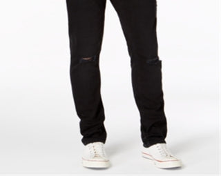 American Rag Men's Straight Leg Stretch Slim Fit Denim Jeans Black Size 34X30