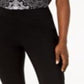 INC International Concepts Women's Studded Ruffle Hem Pants Black Size 8 Petite