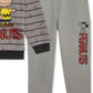 Peanuts Little Boy's 2 Pc Sweatshirt & Joggers Set Gray Size 7