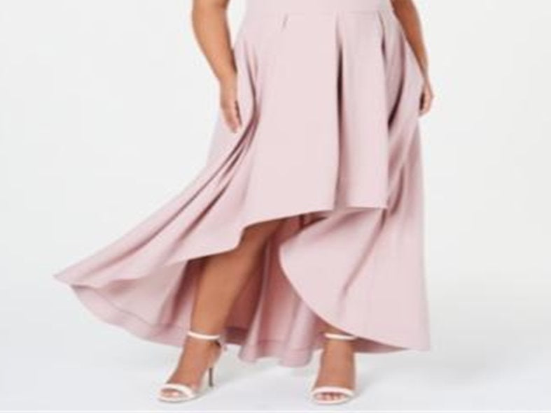 Speechless Women's Sleeveless Maxi Hi Lo Formal Dress Purple Size 20