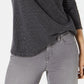 Style & Co Women's Split Neck Cotton Thermal Top Grey Size XX-Large