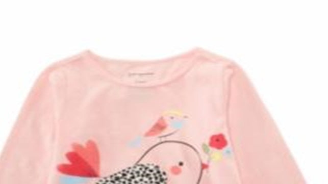 First Impressions Baby Girl's Cotton Long Sleeve Chicks T-Shirt Pink Size 18 Months