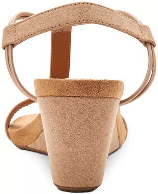 Style & Co Women's Mulan Tan Wedge Sandal Tan Size 7 M