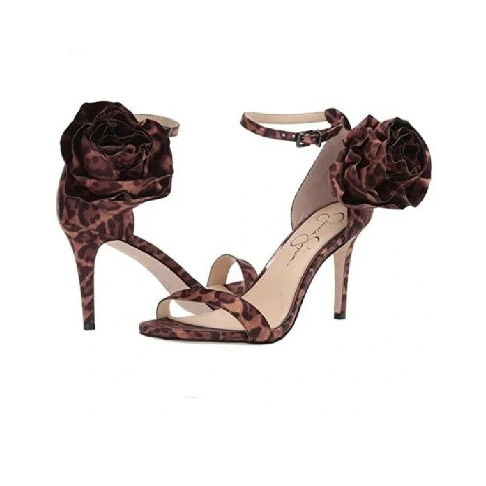 Jessica Simpson Women's Sandals Shoes Natural Leopard Size 11