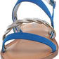 Carlos By Carlos Santana Women's Radley Flat Sandals Shoes Blue Size 5M