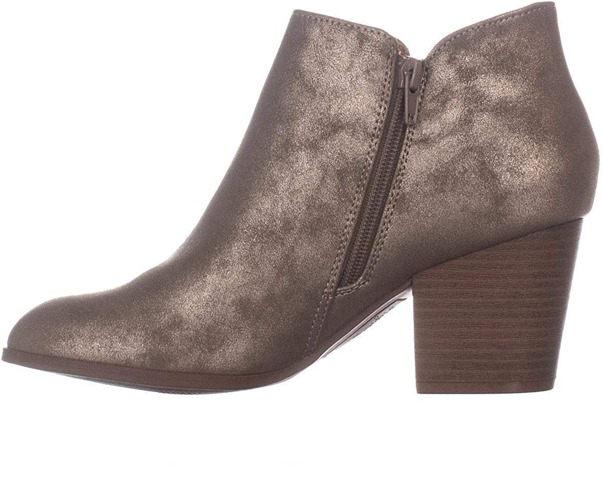 Style & Co Women's Masrina Almond Toe Ankle Fashion Boots Gold Size 9 M