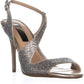 INC International Concepts Women's Renita2 Fabric Open Toe Pearl Gold Size 10 M