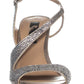 INC International Concepts Women's Renita2 Fabric Open Toe Pearl Gold Size 10 M