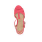 Sun + Stone Women's Jamie Strappy Platform Sandals Orange Size 8.5 M