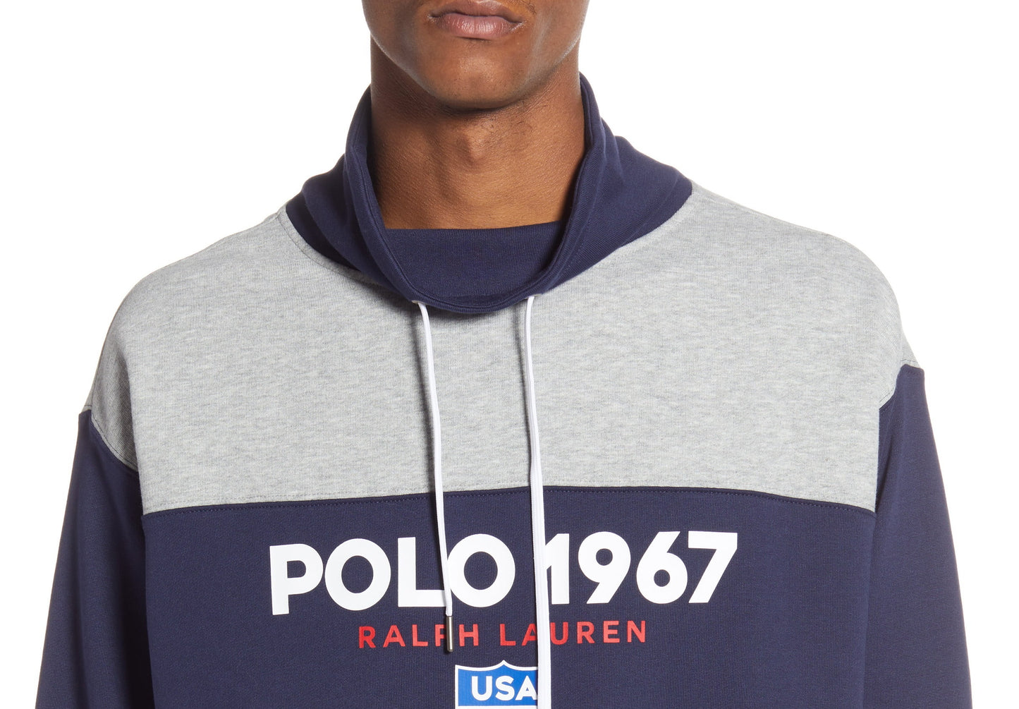 Ralph Lauren Men's Polo Active Hoodie Navy Multi Size Large