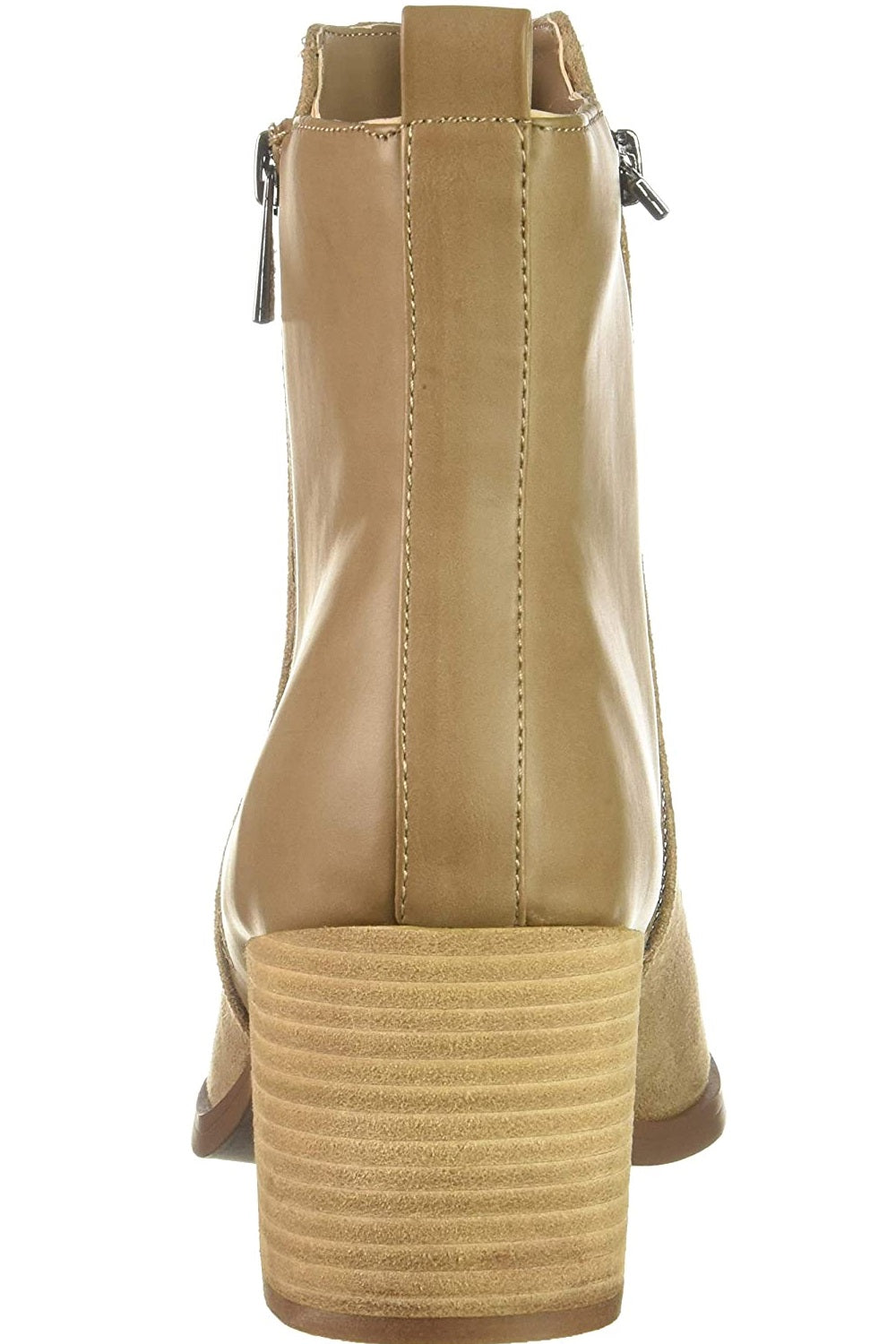 Madden Girl Women's Winwood Fabric Pointed Toe Ankle Taupe Size 6.5 M