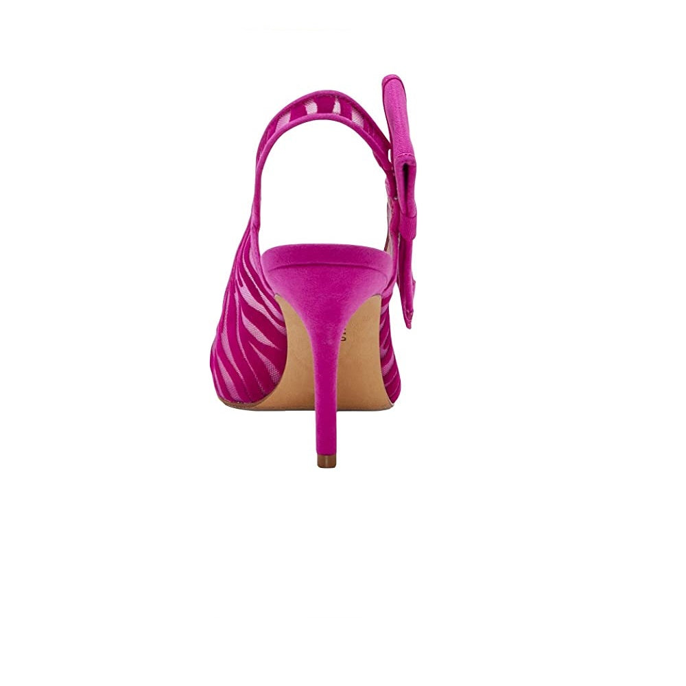 INC Women's Coletta Pointed Toe Slip on Slingbacks Purple Size 6.5 M