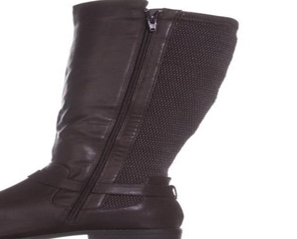 Style & Co Women's Luciaa Almond Toe Knee High Fashion Black Size 6.5 M