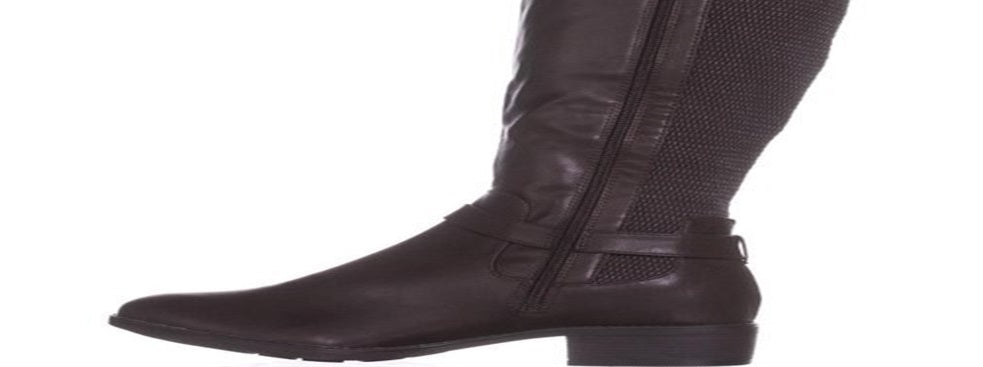 Style & Co Women's Luciaa Almond Toe Knee High Fashion Black Size 6.5 M