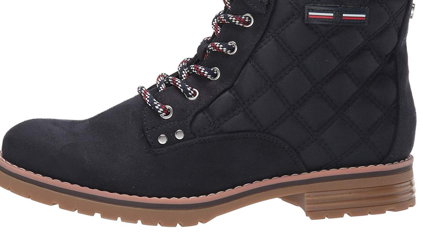 Tommy Hilfiger Women's Fabric Closed Toe Ankle Fashion Blue Size 8.5 M