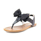 Material Girl Women's Swan Open Toe Casual Sandals Black Size 7.5M